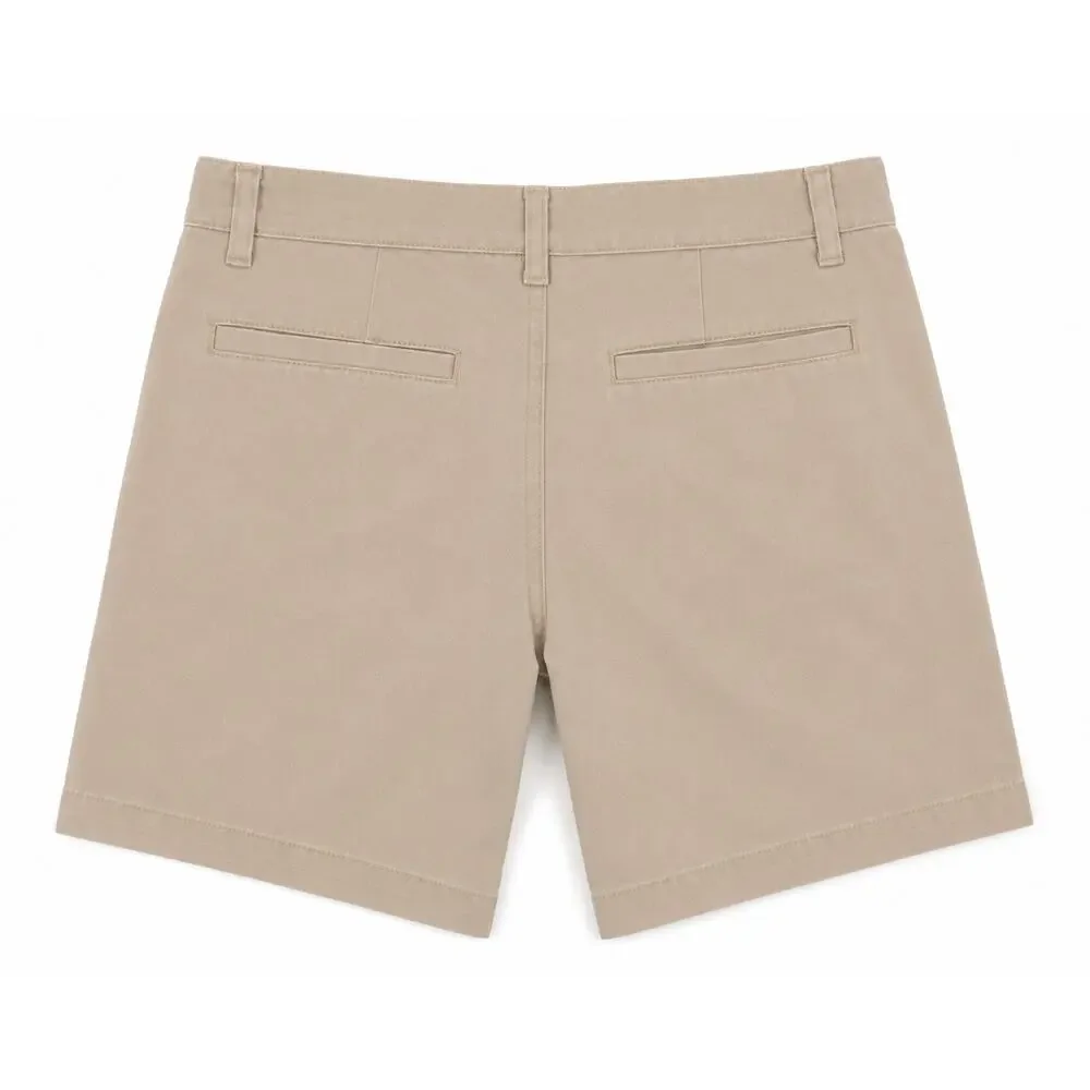Old Navy Boys Uniform Khaki Chino Shorts Size 8 Beige Flat Front School Casual